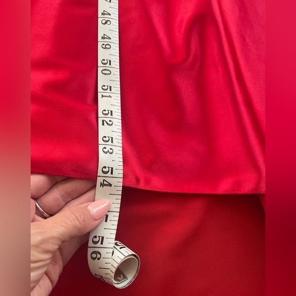 Sherri Hill Stunning Red Prom Corset Gown (style 55419) - Picture 9 of 16